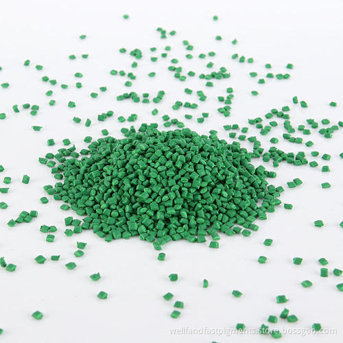 high density polyethylene pellets green color masterbatch for plastic bags dedicated